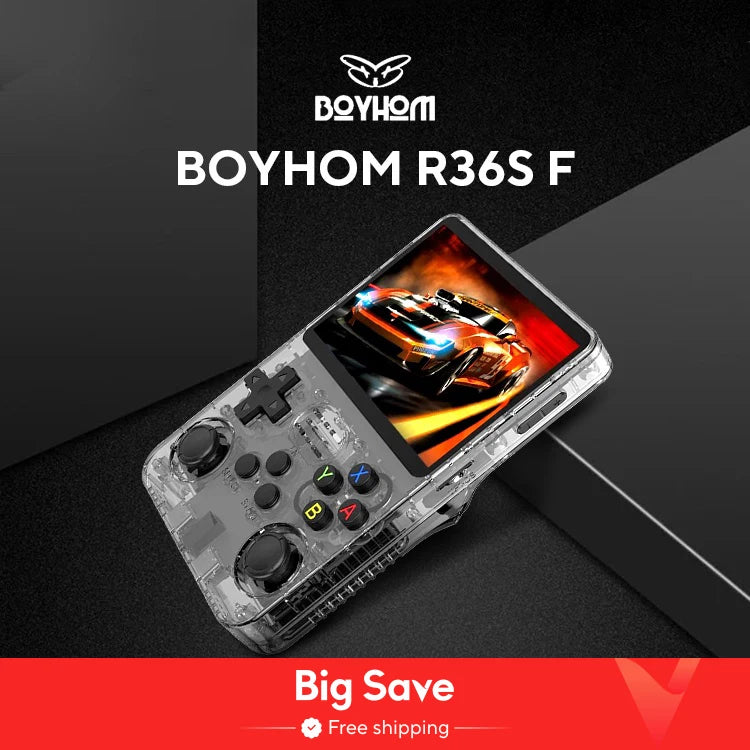 Console De Jeux Portable BOYHOM R36S F